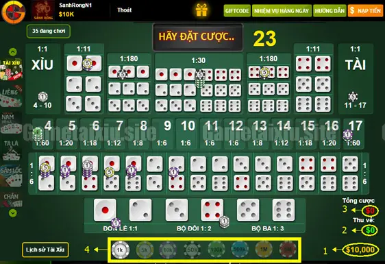 Cách tính điểm trong tài xỉu online bạn cần biết 3 Cách tính điểm dựa trên kết quả xúc xắc